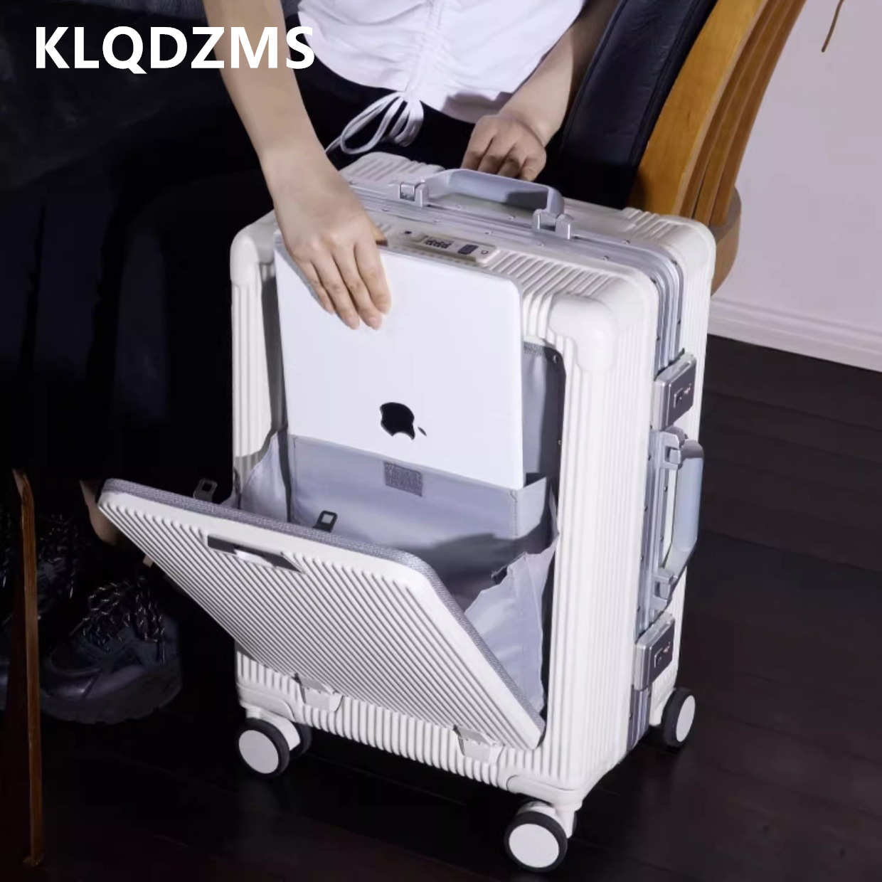 Front Opening Laptop Luggage 24 Inch - KLQDZMS 20