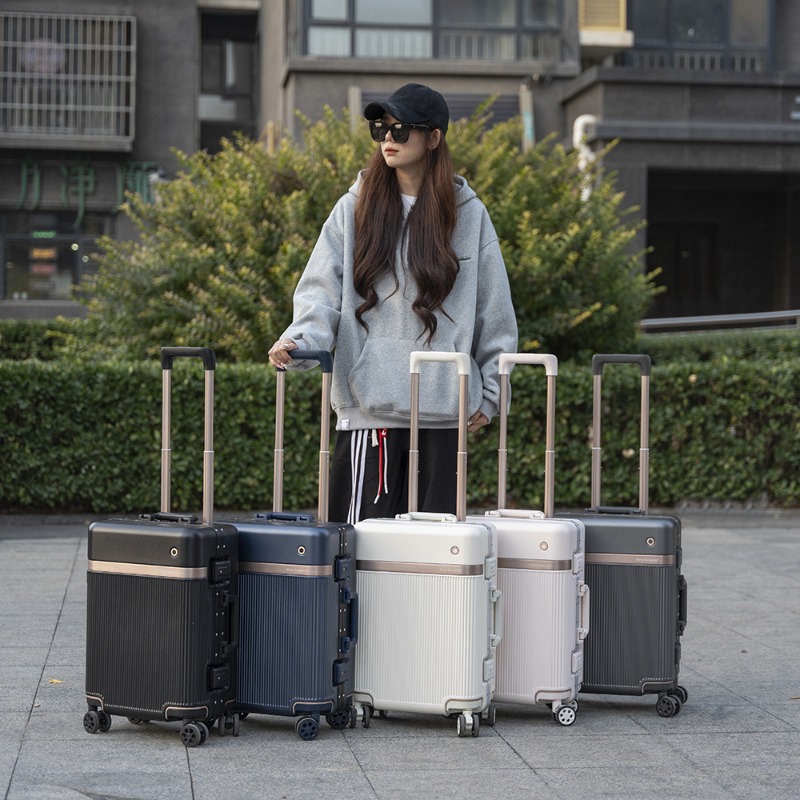 20/22/24/26 Travel Suitcase Tr - Aluminum Frame Carry On Luggage recension och pris