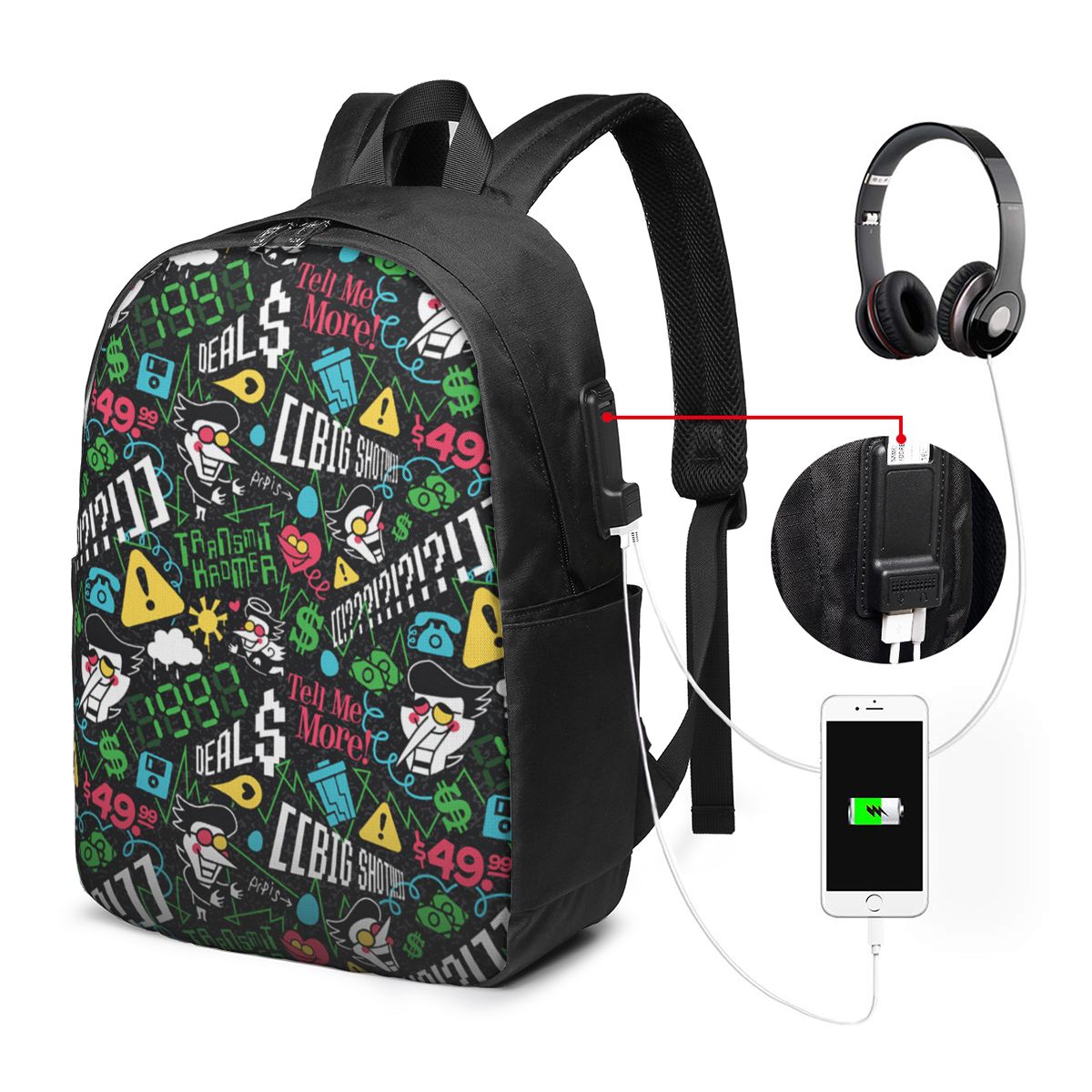 Deltarune SPAMTON G Backpack T - Travel Bags recension och pris