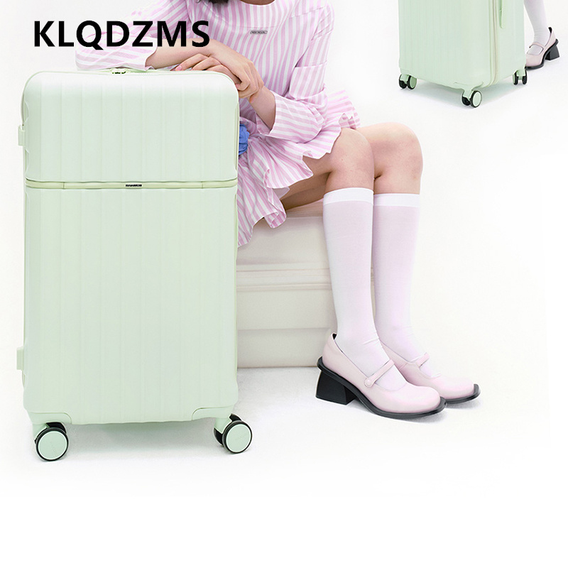 KLQDZMS Rolling Suitcase Large - Spinner Wheel Rolling Suitcase 20 Inch recension och pris