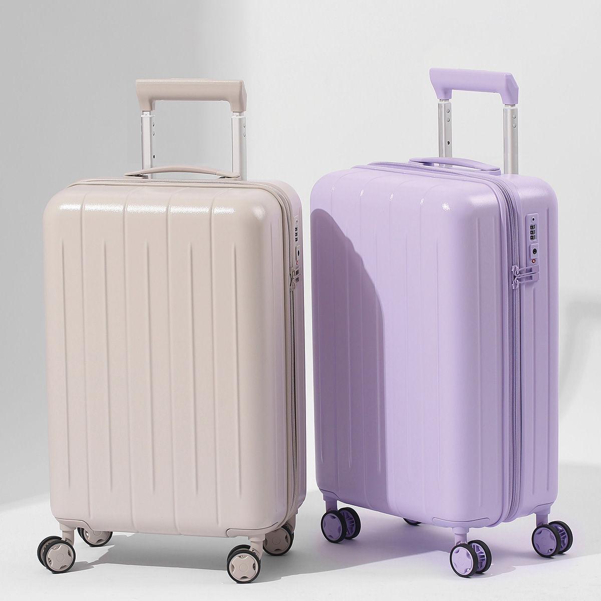 20 Inch PC Hard Shell Luggage  - Spinner Wheel Rolling Suitcase 20 Inch recension och pris