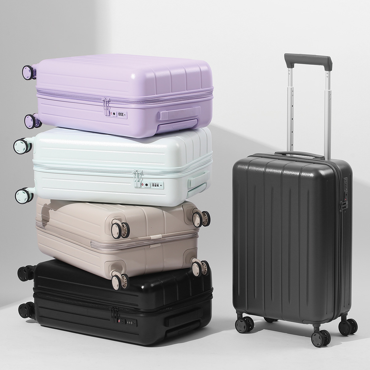 20 Inch PC Hard Shell Luggage  - Spinner Wheel Rolling Suitcase 20 Inch recension och pris