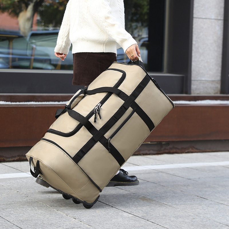 Tug Bag Large Capacity Luggage - Foldable Rolling Luggage Bag recension och pris