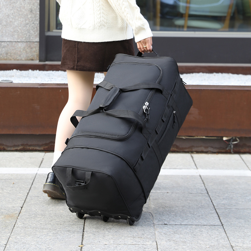 Tug Bag Large Capacity Luggage - Foldable Rolling Luggage Bag recension och pris