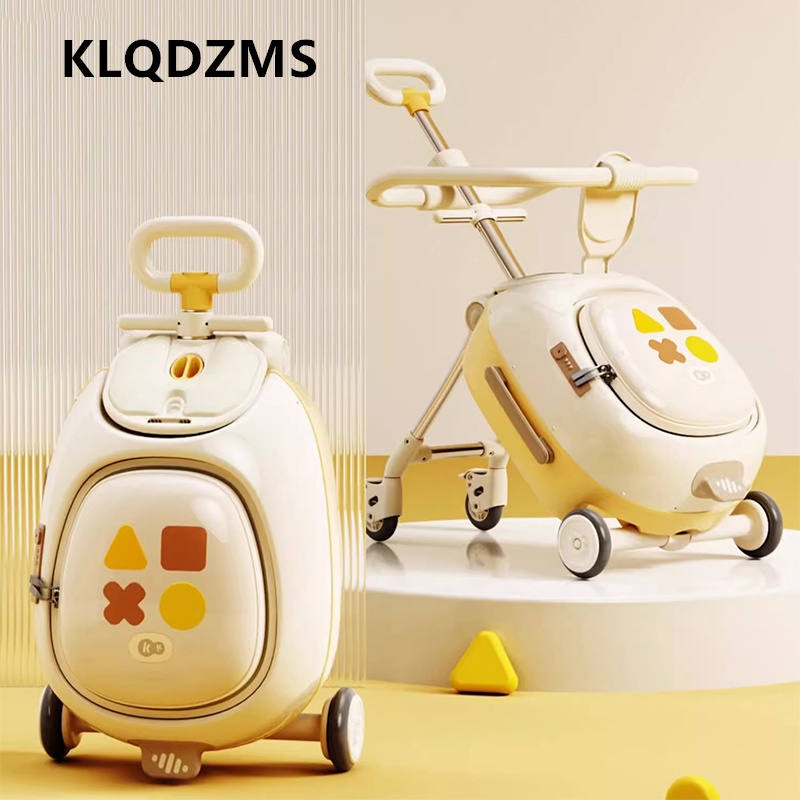 KLQDZMS ABS+PC Suitcase Childr - Spinner Wheel Rolling Suitcase 20 Inch recension och pris