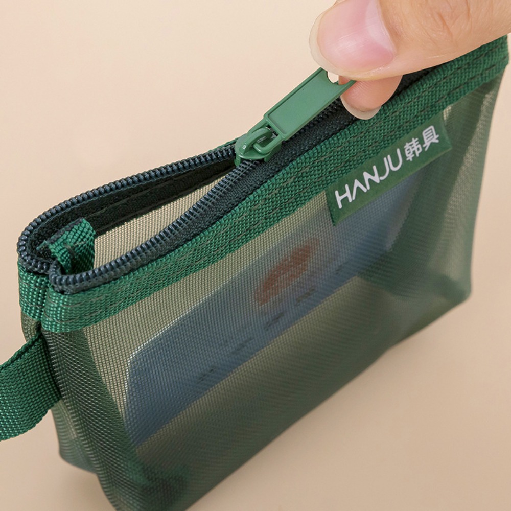 Portable Mesh Fabric Travel Gr - Cosmetic Bags recension och pris